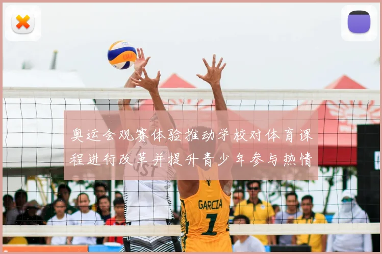 奥运会观赛体验推动学校对体育课程进行改革并提升青少年参与热情